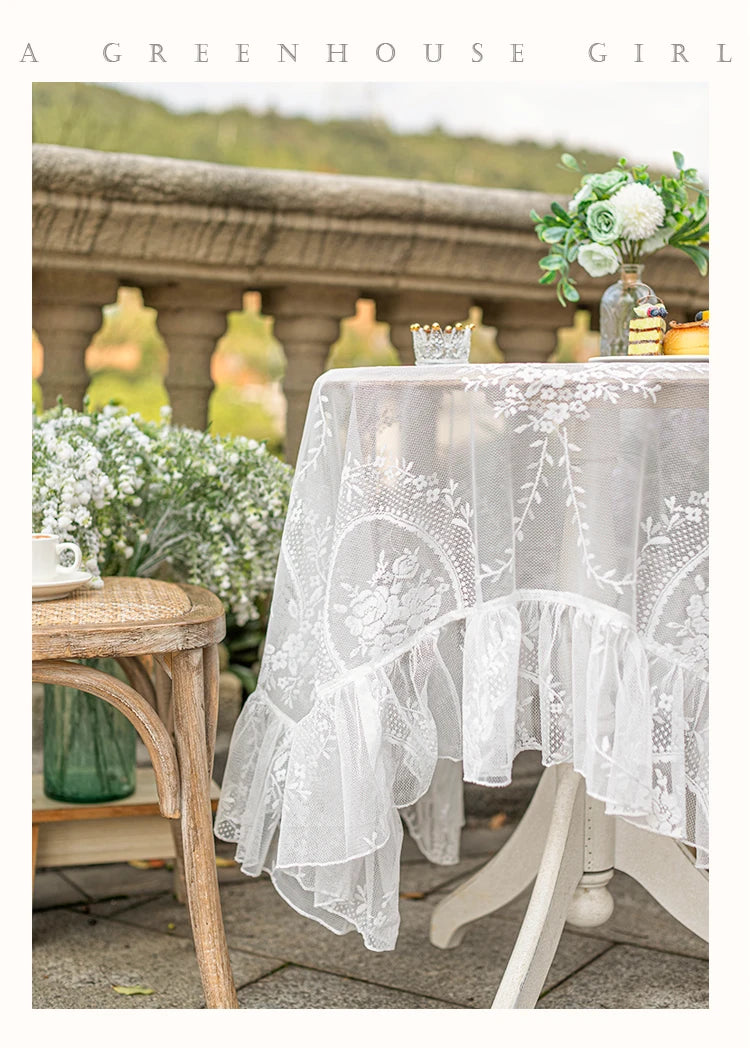 Elegant Lace Table Cloth