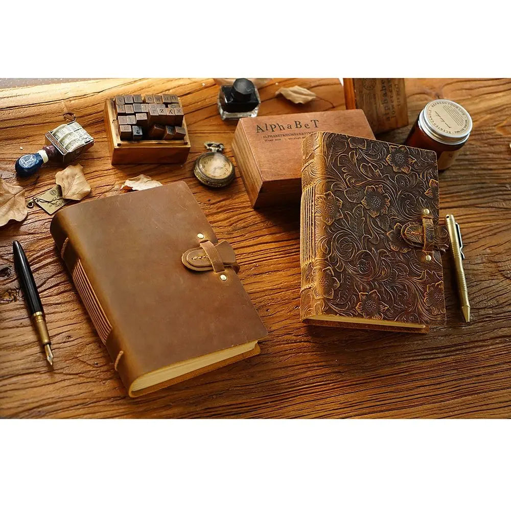 Vintage Handmade Leather Journal