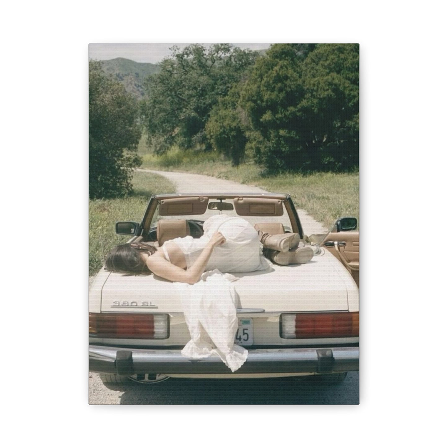 Vintage Car Canvas