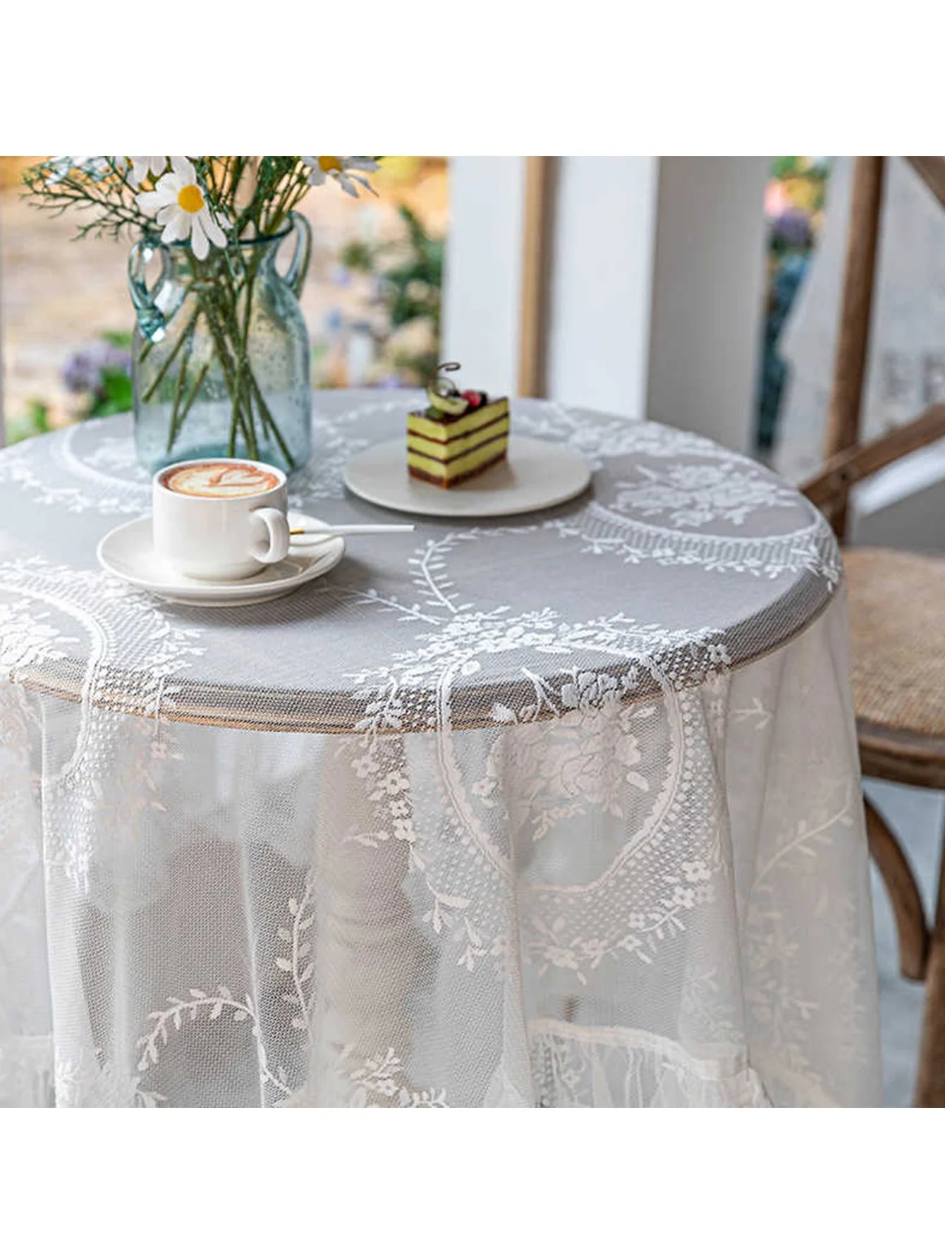 Elegant Lace Table Cloth