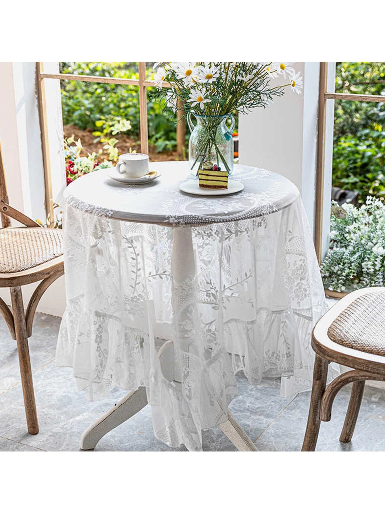 Elegant Lace Table Cloth